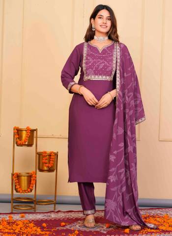 Attrective These Designer Suit in Fine Colored Pair With Bottom And Dupatta.These Top And Bottom Are Fabricated On Viscose Chanderi Pair With Chanderi Dupatta.Its Beautified With Designer Embroidery Work.