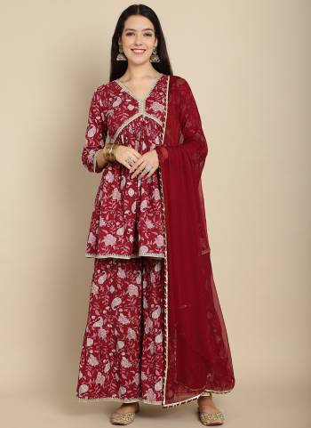 Garb These Beautiful Looking Readymade Suits.These Top Are Cotton And Bottom Are Cotton And Dupatta Are Cotton Fabricated.Its Beautified With Designer Printed.