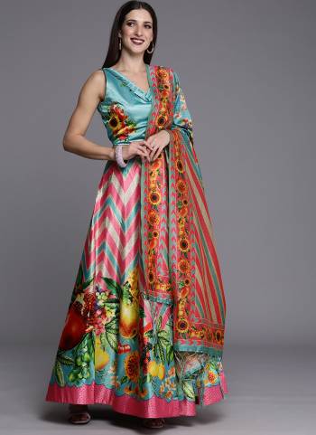 For A Fancy Designer Look,Grab These Lehenga Choli With Dupatta in Fine Colored.These Lehenga Are Satin Silk And Choli Are Silk And Dupatta Are Fabricated On Assam Silk Pair.Its Beautified With Designer Digital Printed.