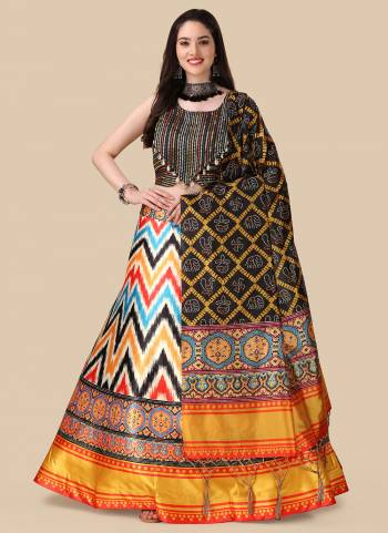 For A Fancy Designer Look,Grab These Lehenga Choli With Dupatta in Fine Colored.These Lehenga Are Satin Silk And Choli Are Silk And Dupatta Are Fabricated On Assam Silk Pair.Its Beautified With Designer Digital Printed With Sequance Embroidery Work.