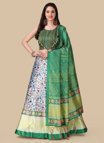 For A Fancy Designer Look,Grab These Lehenga Choli With Dupatta in Fine Colored.These Lehenga Are Satin Silk And Choli Are Silk And Dupatta Are Fabricated On Assam Silk Pair.Its Beautified With Designer Digital Printed With Sequance Embroidery Work.