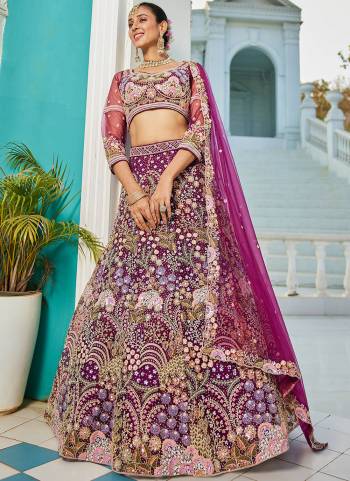 Attrective Looking This Partywear Fine Color Fancy Heavy Designer Choli And Lahenga Fabriced On Net And Dupatta Net In Fabricated Beautified With Attrective Designer Heavy Sequance,Thread,Coding Embroidery Work. Buy Now.