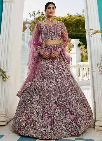 Attrective Looking This Partywear Fine Color Fancy Heavy Designer Choli And Lahenga Fabriced On Net And Dupatta Net In Fabricated Beautified With Attrective Designer Heavy Sequance,Thread,Coding Embroidery Work. Buy Now.