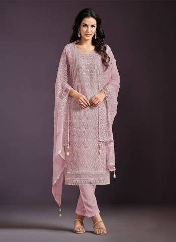 Garb These Designer Salwar Suit in Fine Colored Pair With Bottom And Dupatta.These Top Are Chinon And Dupatta Are Fabricated On Chinon Pair With Santoon Bottom.Its Beautified With Santoon Inner.Its Beautified With Heavy Designer Thread Embroidery Work.