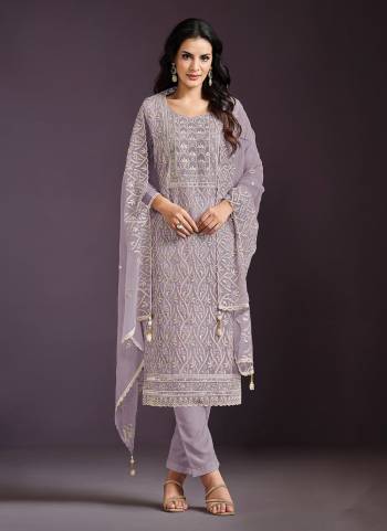 Garb These Designer Salwar Suit in Fine Colored Pair With Bottom And Dupatta.These Top Are Chinon And Dupatta Are Fabricated On Chinon Pair With Santoon Bottom.Its Beautified With Santoon Inner.Its Beautified With Heavy Designer Thread Embroidery Work.