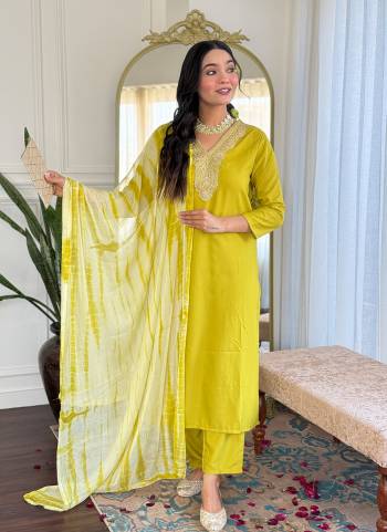 Looking These Readymade Suit in Fine Colored Pair With Bottom And Dupatta.These Top And Bottom Are Fabricated On Viscose Slub Pair With Nazmin Dupatta.Its Beautified With Designer Embroidery Work.