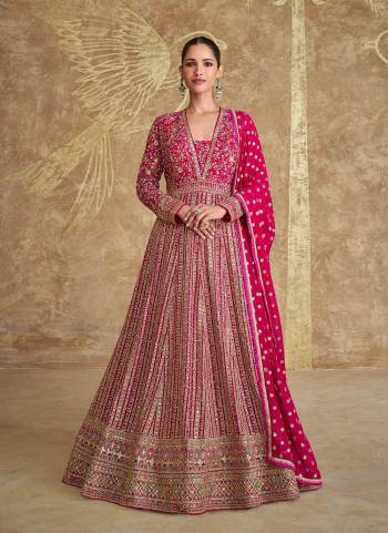 Attrective These Party Wear Anarkali Suit in Fine Colored Pair With Bottom And Dupatta.These Top Are Georgette And Dupatta Are Georgette And Pair With Santoon Bottom.Its Beautified With Santoon Inner.Its Beautified With Heavy Designer Embroidery Work.
