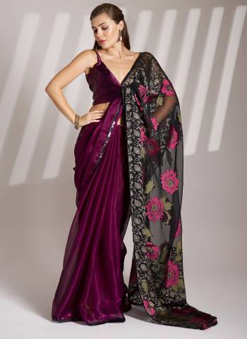 Attrctive These Fancy Party Wear Saree in Fine Colored.These Saree Are Brasso,Shimmer And Blouse is Fabricated On Art Silk Pair.Its Beautified With Solid Fancy Disigner.