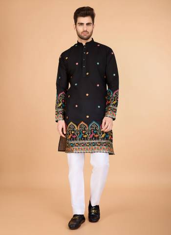 For A Festive Wear,Grab These Readymade Kurta Pair in Fine Colored.These Kurta Are Viscose Silk Fabricated on Pair.Its Beautified With Designer Multy Thread Embroidery Work.
