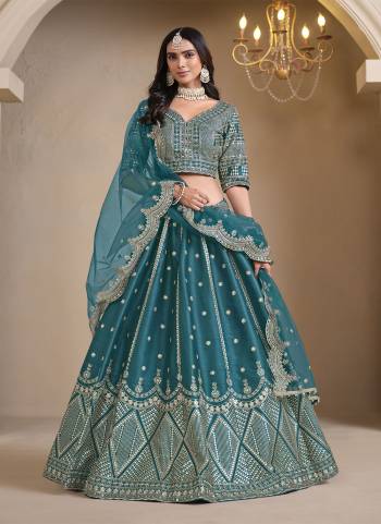 For A Designer Look,Grab These Lehenga Choli in Fine Colored.These Lehenga And Blouse Are Fabricated On Art Silk Pair With Net Dupatta.Its Beautified With Designer Embroidery Work.