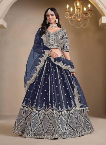 For A Designer Look,Grab These Lehenga Choli in Fine Colored.These Lehenga And Blouse Are Fabricated On Art Silk Pair With Net Dupatta.Its Beautified With Designer Embroidery Work.