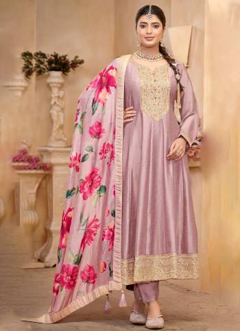 Looking These Designer Anarkali Suit in Fine Colored Pair With Bottom And Dupatta.These Top Are Vichitra Silk And Dupatta Are Fabricated On Dola Silk Pair With Santoon Bottom.Its Beautified With Santoon Inner.Its Beautified With Heavy Designer Embroidery Work With Printed Dupatta.