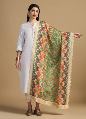 Grab These Beautiful Colored Ethnic Dupatta.This Dupatta is Fabricated On Beautiful Chinon Silk Fabric . It Is Beautified With Beautiful Digital Printed With Embroidery Work.