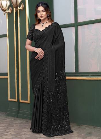 Look Attrective These Fancy Designer Party Wear Saree in Fine Colored.These Saree Are Versace Illusion And Blouse Satin Silk is Fabricated.Its Beautified Heavy Desiger Sequance Embroidery,Hand Beads Stone Work.