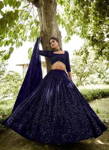 Grab These Party Wear Lehenga Choli in Fine Colored.These Lehenga Are Georgette Choli Are Georgette And Dupatta Are Fabricated On Georgette Pair.Its Beautified With Designer Sequance Embroidery Work.