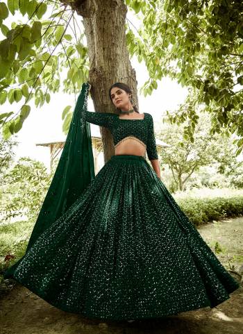 Grab These Party Wear Lehenga Choli in Fine Colored.These Lehenga Are Georgette Choli Are Georgette And Dupatta Are Fabricated On Georgette Pair.Its Beautified With Designer Sequance Embroidery Work.