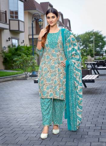 Looking These Beautiful Party Wear Designer Readymade Suits.These Top And Bottom Are Cotton Blend And Dupatta is Fabricated On Cotton Blend.Its Beautified With Designer Printed.