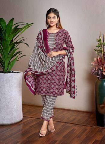 Looking These Beautiful Party Wear Designer Readymade Suits.These Top And Bottom Are Cotton Blend And Dupatta is Fabricated On Cotton Blend.Its Beautified With Designer Printed.