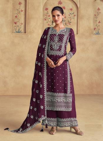 Looking These Party Wear Designer Plazzo Suits in Fine Colored Pair With Dupatta.These Top And Dupatta Are Fabricated On Georgette Pair With Georgette Bottom.Its Beautified With Designer Embroidery Work.
