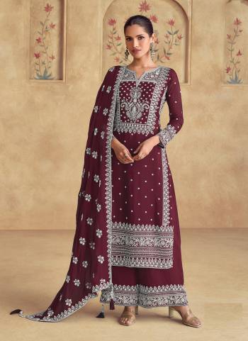 Looking These Party Wear Designer Plazzo Suits in Fine Colored Pair With Dupatta.These Top And Dupatta Are Fabricated On Georgette Pair With Georgette Bottom.Its Beautified With Designer Embroidery Work.