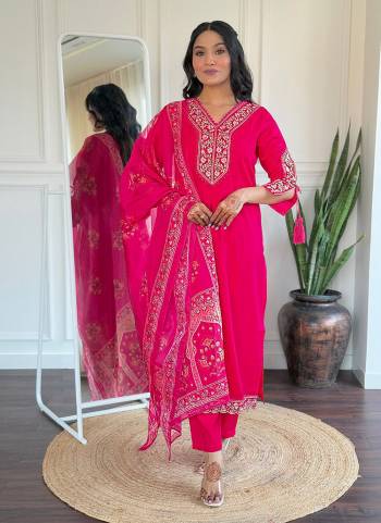 Garb These Suit in Fine Colored Pair With Bottom And Dupatta.These Top And Bottom Are Fabricated On BSY Viscose Pair With Tabby Silk Dupatta.Its Beautified With Designer Embroidery Work, Printed .