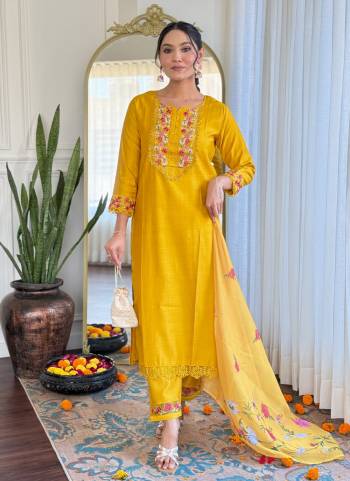 Garb These Suit in Fine Colored Pair With Bottom And Dupatta.These Top And Bottom Are Fabricated On Gadhwal Silk Pair With Tabby Organza Dupatta.Its Beautified With Designer Embroidery Work,Printed.