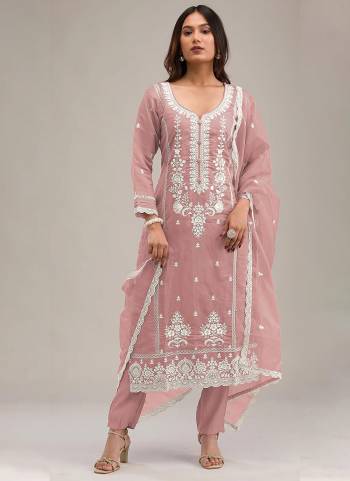 Looking These Designer Suit in Fine Colored Pair With Bottom And Dupatta.These Top Are Cotton And Dupatta Are Fabricated On Organza Pair With Cotton Bottom.Its Beautified With Cotton Inner.Its Beautified With Designer Thread Embroidery Work.