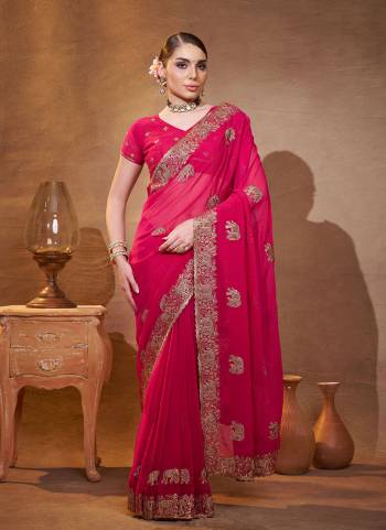 Looking These Fancy Party Wear Saree in Fine Colored.These Saree And Blouse is Fabricated On Fendy Chiffon Pair.Its Beautified With Fancy Disigner Embroidery Work.