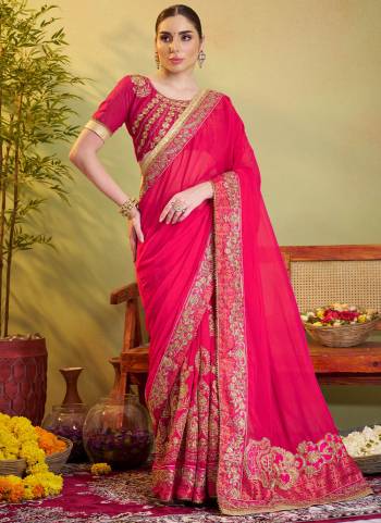 Attrctive These Fancy Party Wear Saree in Fine Colored.These Saree And Blouse is Fabricated On Barfi Satin Pair.Its Beautified With Fancy Disigner Embroidery Work.