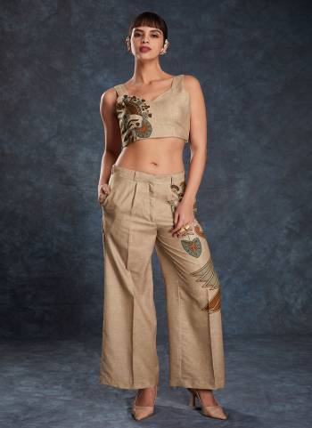 Attrective These Beautiful Looking Western Readymade Co Ord Top With Bottom.These Top And Bottom Are Linen Fabricated.Its Beautified With Disigner Printed.