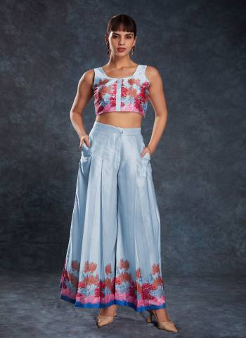 Attrective These Beautiful Looking Western Readymade Co Ord Top With Bottom.These Top And Bottom Are Linen Satin Fabricated.Its Beautified With Disigner Printed.