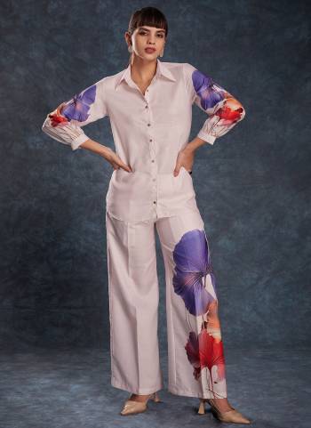 Attrective These Beautiful Looking Western Readymade Co Ord Top With Bottom.These Top And Bottom Are Linen Fabricated.Its Beautified With Disigner Printed.