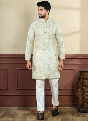 For A festive Wear,Grab These Readymade Kurta With Payjama in Fine Colored.These Kurta is Fabricated On Linen And Cotton Bottom With Designer Digital Printed.Buy Now.