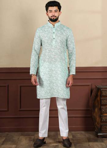 For A festive Wear,Grab These Readymade Kurta With Payjama in Fine Colored.These Kurta is Fabricated On Linen And Cotton Bottom With Designer Digital Printed.Buy Now.