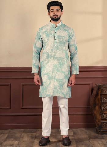 For A festive Wear,Grab These Readymade Kurta With Payjama in Fine Colored.These Kurta is Fabricated On Linen And Cotton Bottom With Designer Digital Printed.Buy Now.