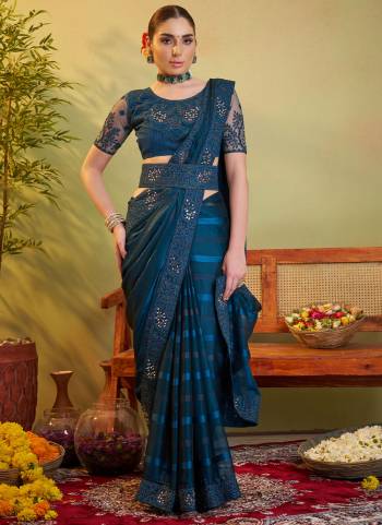 Attrctive These Fancy Party Wear Saree in Fine Colored.These Saree Are Satin Patta And Blouse is Fabricated On Art Silk Pair.Its Beautified With Fancy Disigner Embroidery Work.