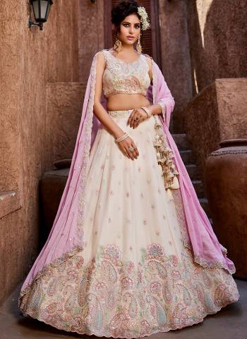 Attrective Looking This Partywear Fine Color Fancy Heavy Designer Choli And Lahenga Fabriced On Georgette And Dupatta Georgette In Fabricated Beautified With Attrective Designer Sequance Embroidery Work. Buy Now.