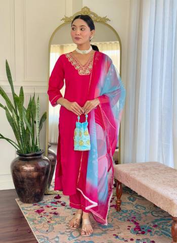 Grab These Readymade Suit in Fine Colored Pair With Bottom And Dupatta.These Top Are Rayon Slub And Bottom Are Fabricated On Rayon Slub Pair With Tabby Silk Dupatta.Its Beautified With Designer Embroidery Work,Printed.