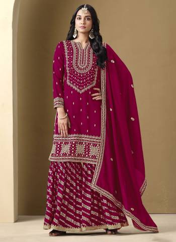 Looking These Beautiful Looking Fine Color Plazzo Suits.These Top Are Art Silk And Dupatta Are Art Silk And Bottom Dolla Silk Fabricated.Its Beautified With Wevon Jacquard Designer,Embroidery Work.