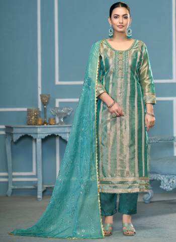 Garb These Suit in Fine Colored Pair With Bottom And Dupatta.These Top Are Viscose Organza And Dupatta Are Fabricated On Organza Pair With Dull Santoon Bottom.Its Beautified With Wevon Designer,Embroidery, Hand Work.
