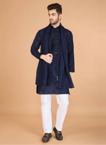 Grab These Party Wear Readymade Kurta With Dupatta Pair in Fine Colored.These Kurta And Dupatta Are Viscose Silk Fabricated on Pair.Its Beautified With Designer Thread Sequance Embroidery Work.