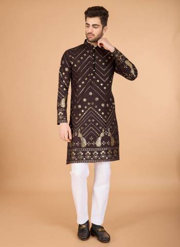 Looking These Party Wear Readymade Heritage Kurta Pair in Fine Colored.These Kurta Are Viscose Rayon Fabricated on Pair.Its Beautified With Designer Thread,Sequance Embroidery Work.