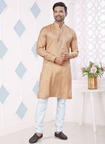 Looking These Party Wear Mans Wear Kutra Payjama wearing this fashionable. Tailored Kurta Are Jacquard Silk And Payjama Raymond Cotton finest Fabriced With Pintex,Wevon Jacquard Designer and fashioned with a banded collar for a dash of style.