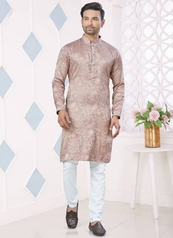 Looking These Party Wear Mans Wear Kutra Payjama wearing this fashionable. Tailored Kurta Are Jacquard Silk And Payjama Raymond Cotton finest Fabriced With Pintex,Wevon Jacquard Designer and fashioned with a banded collar for a dash of style.