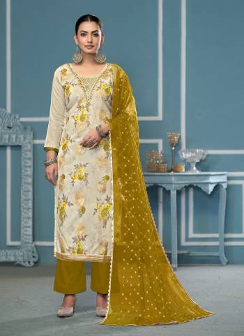 Looking These Suit in Fine Colored Pair With Bottom And Dupatta.These Top Are Viscose Banarasi And Dupatta Are Fabricated On Organza Pair With Dull Santoon Bottom.Its Beautified With Designer Printed,Embroidery,Hand Work.