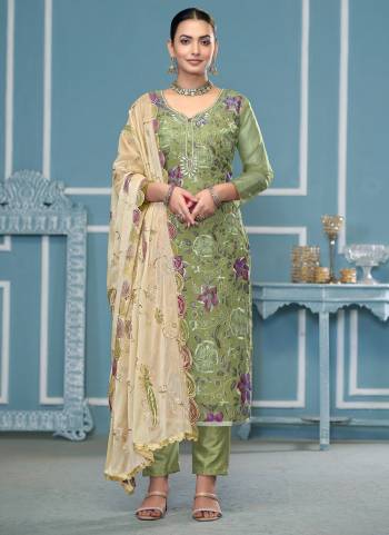 Garb These Suit in Fine Colored Pair With Bottom And Dupatta.These Top Are Viscose Organza And Dupatta Are Fabricated On Nazmin Pair With Dull Santoon Bottom.Its Beautified With Designer Printed,Embroidery,Hand Work.