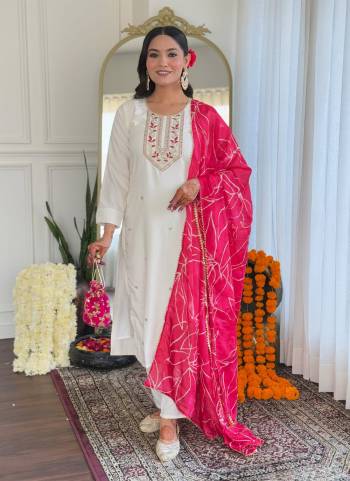 Attrective Looking These Beautiful Looking Readymade Suits.These Top Are Rayon Slub And Bottom Are Rayon Slub And Dupatta Chinon Fabricated.Its Beautified With Designer Embroidery Work With Printed.
