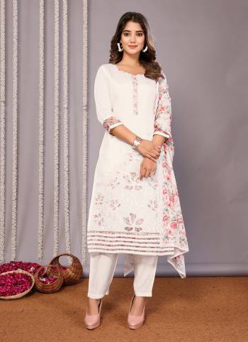 Looking These Beautiful Party Wear Designer Readymade Suits.These Top And Bottom Are Chanderi And Dupatta is Fabricated On Organza.Its Beautified With Designer Embroidery Work,Printed.