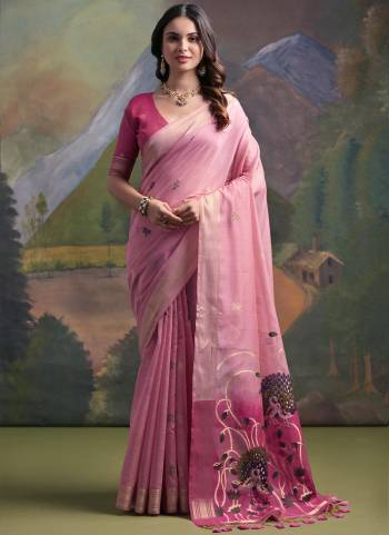 Looking These Festive Wear Saree in Fine Colored.These Saree And Blouse is Fabricated On Muga Cotton.Its Beautified With Multy Thread Weaving Designer.
