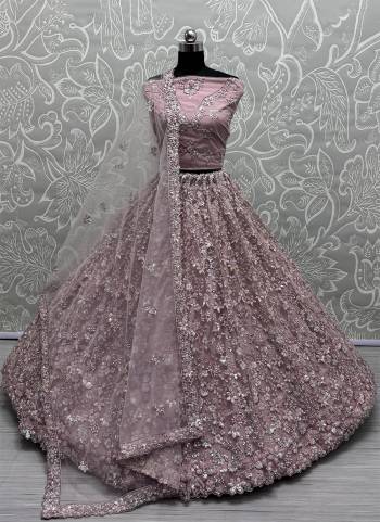 For A Fancy Designer Look,Grab These Lehenga Choli With Dupatta in Fine Colored.These Lehenga Are Net Crafted And Choli Are Net And Dupatta Are Fabricated On Soft Net Pair.Its Beautified With Heavy Designer Sequance,Thread Embroidery Work.